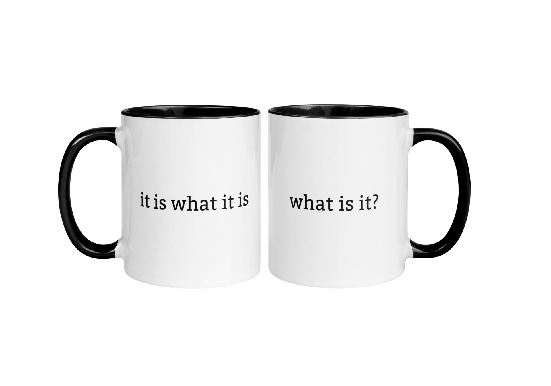 Snarky mug with "I see we've chosen chaos again" text – funny dry humour gift mug